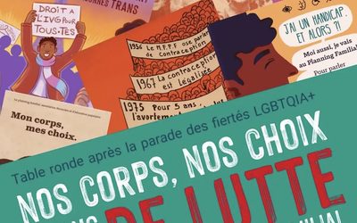 Table ronde après la parade des fiertés LGBTQIA+